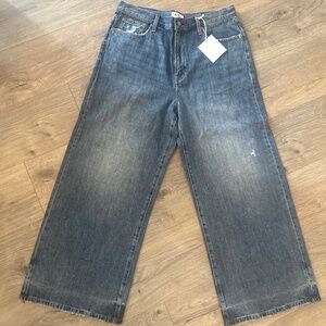 PISTOLA Loretta High-Rise Wide-Leg Ankle Jeans Size 32